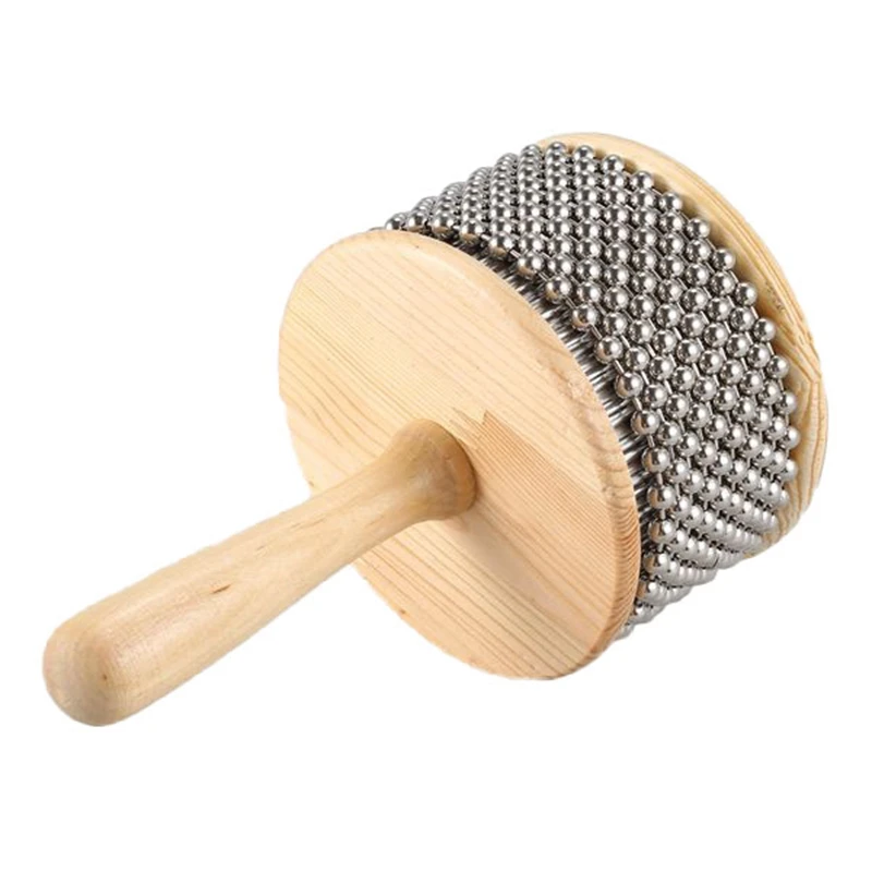 1 PCS Wooden Cabasa Portable Cabasa For Home And Kindergarten Steel Ball Hand Crank Toy
1 PCS Wooden Cabasa Portable Cabasa For Home And Kindergarten Steel Ball Hand Crank Toy