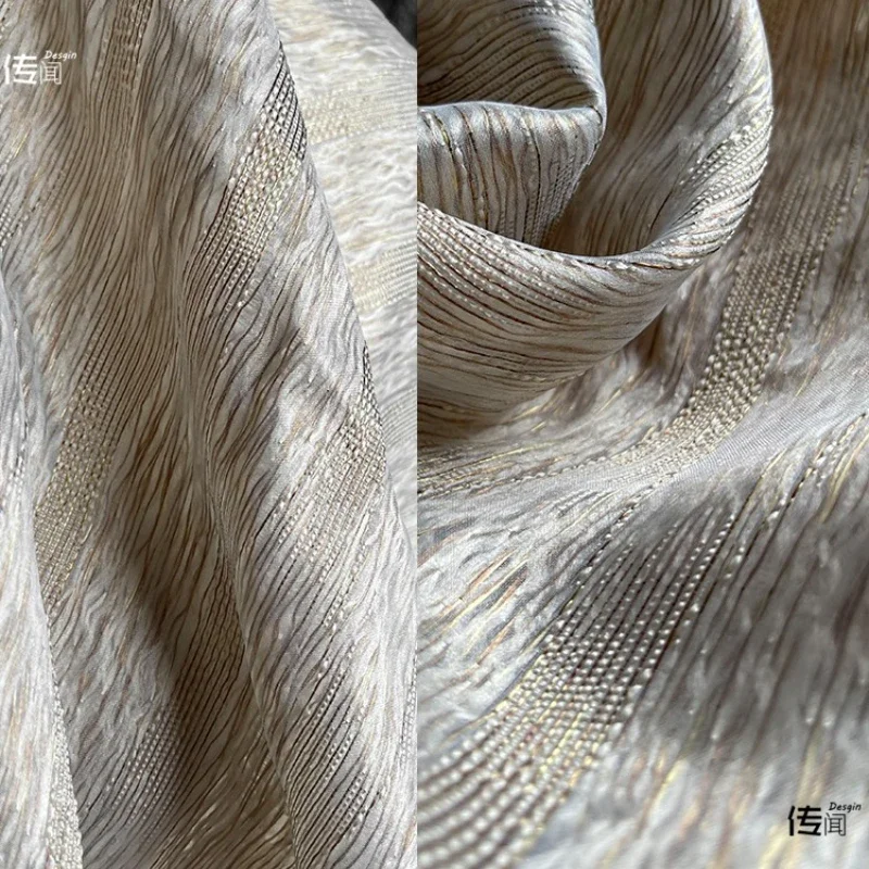 Полосатая композитная ткань с оконным экраном, абрикосовое платье для женщин, ткань «сделай сам», шитье одежды, дизайнерская ткань на метр
Полосатая композитная ткань с оконным экраном, абрикосовое платье для женщин, ткань «сделай сам», шитье одежды, дизайнерская ткань на метр