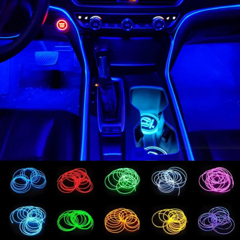 1M/2M/3M/5M Car Door Ambient Neon Interior Strip Lamp El Wire Tubes Rope Waterproof Lights Flexible DIY Decorative
1M/2M/3M/5M Car Door Ambient Neon Interior Strip Lamp El Wire Tubes Rope Waterproof Lights Flexible DIY Decorative