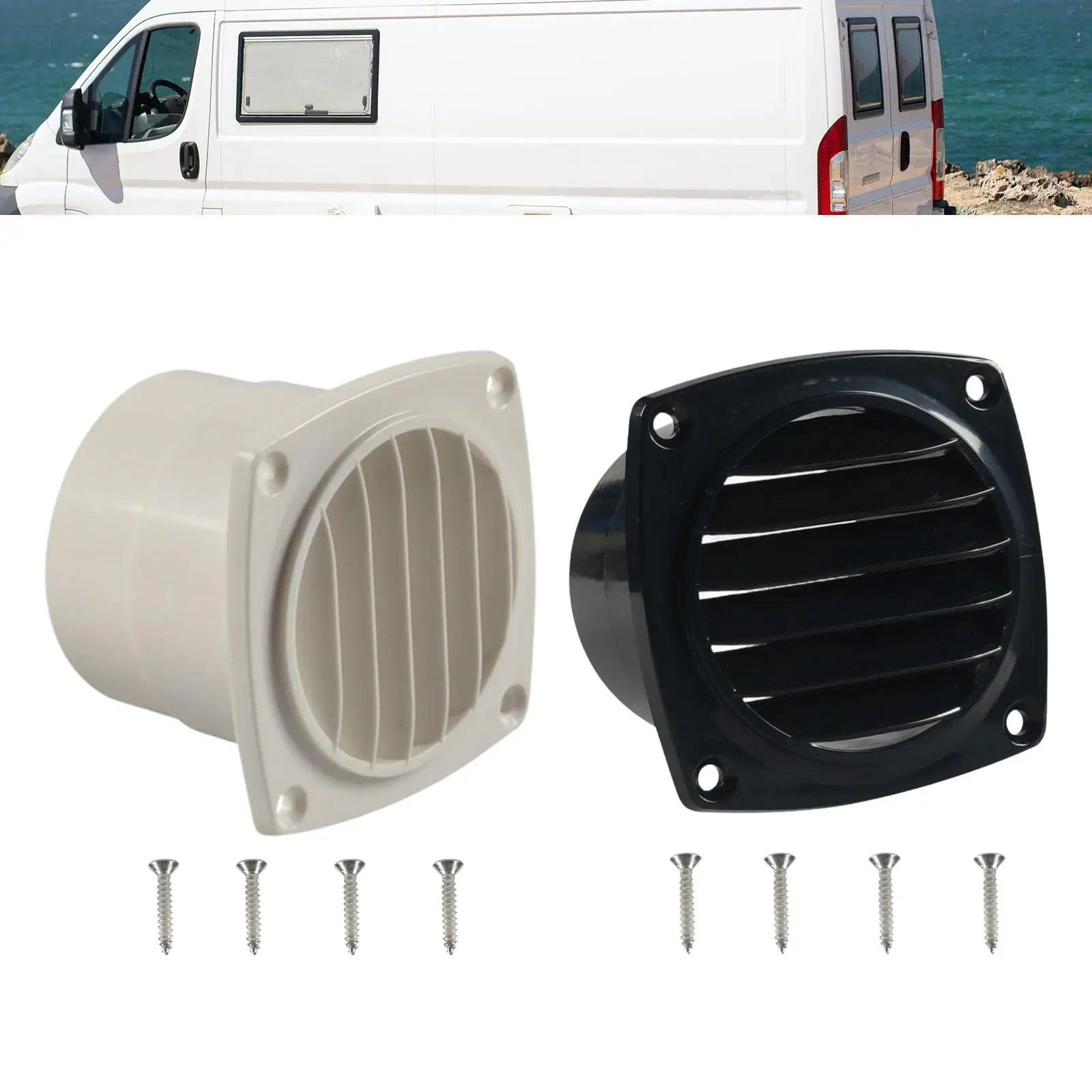 2.9inch RV Slotted Louver Air Hose Vent Accessory Sturdy Easily Install with
2.9inch RV Slotted Louver Air Hose Vent Accessory Sturdy Easily Install with