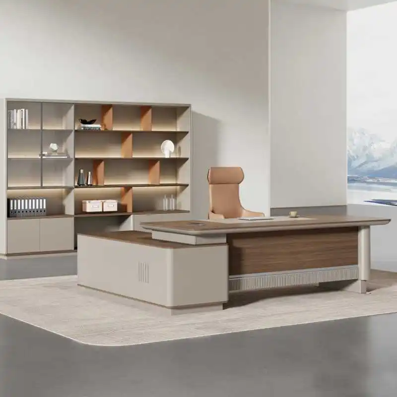 High-end Boss Desk President's Desk Simple Modern Office Furniture Chairperson's Office
High-end Boss Desk President's Desk Simple Modern Office Furniture Chairperson's Office
