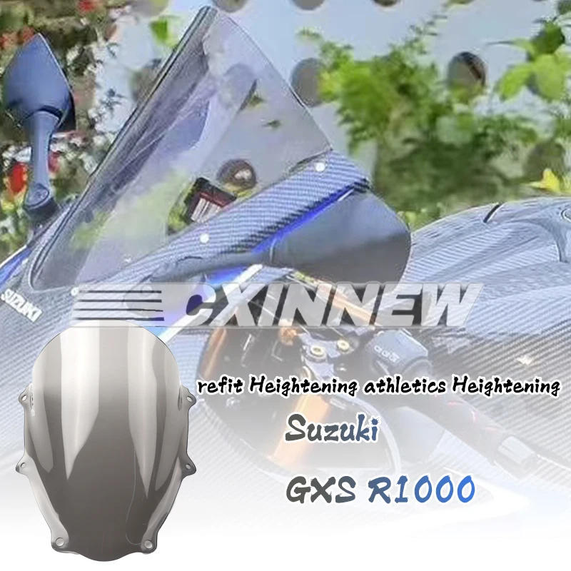 Motorcycle Windshield For SUZUKI GSX-R1000 GSXR1000 Heighten Windscreen Enlarge Wind Spoiler Cover Fairing Windshield WRS Racing
Motorcycle Windshield For SUZUKI GSX-R1000 GSXR1000 Heighten Windscreen Enlarge Wind Spoiler Cover Fairing Windshield WRS Racing