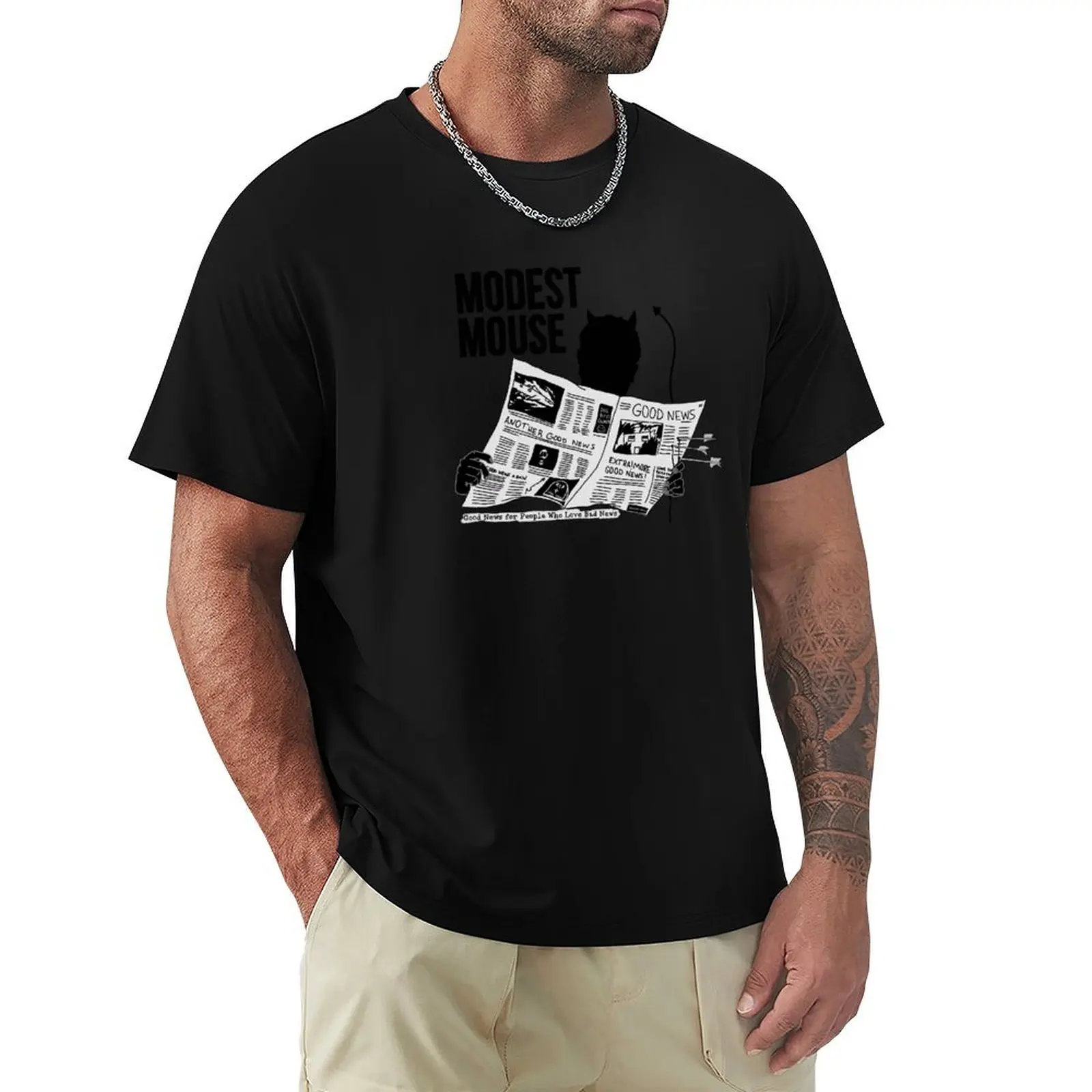 Modest Mouse - Good News for People Who Love Bad News T-Shirt Plus Size Simple Casual Top
Modest Mouse - Good News for People Who Love Bad News T-Shirt Plus Size Simple Casual Top