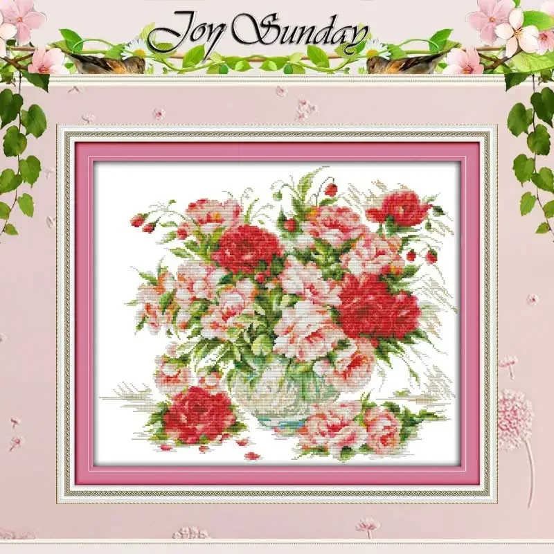 Rose Vase Patterns Counted Cross Stitch Set DIY 11CT 14CT 16CT Stamped DMC Cross-stitch Kit Embroidery Needlework Home Decor
Rose Vase Patterns Counted Cross Stitch Set DIY 11CT 14CT 16CT Stamped DMC Cross-stitch Kit Embroidery Needlework Home Decor