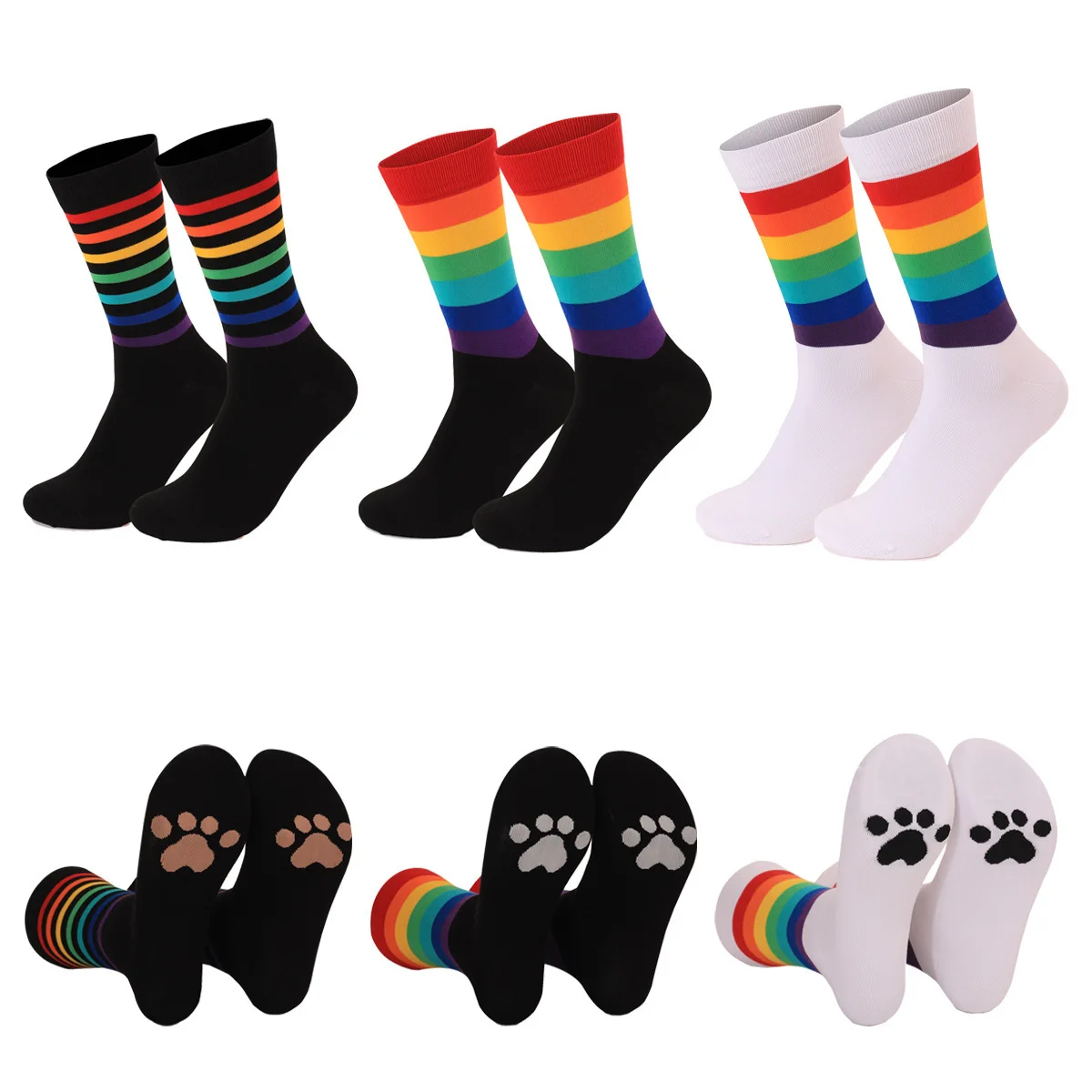 3 Paris Mens Socks Cat Paw LGBT Pride Striped Middle Tube Slouch Harajuku Colored Casual Rainbow Cotton Short Socks Ladies Woman
3 Paris Mens Socks Cat Paw LGBT Pride Striped Middle Tube Slouch Harajuku Colored Casual Rainbow Cotton Short Socks Ladies Woman