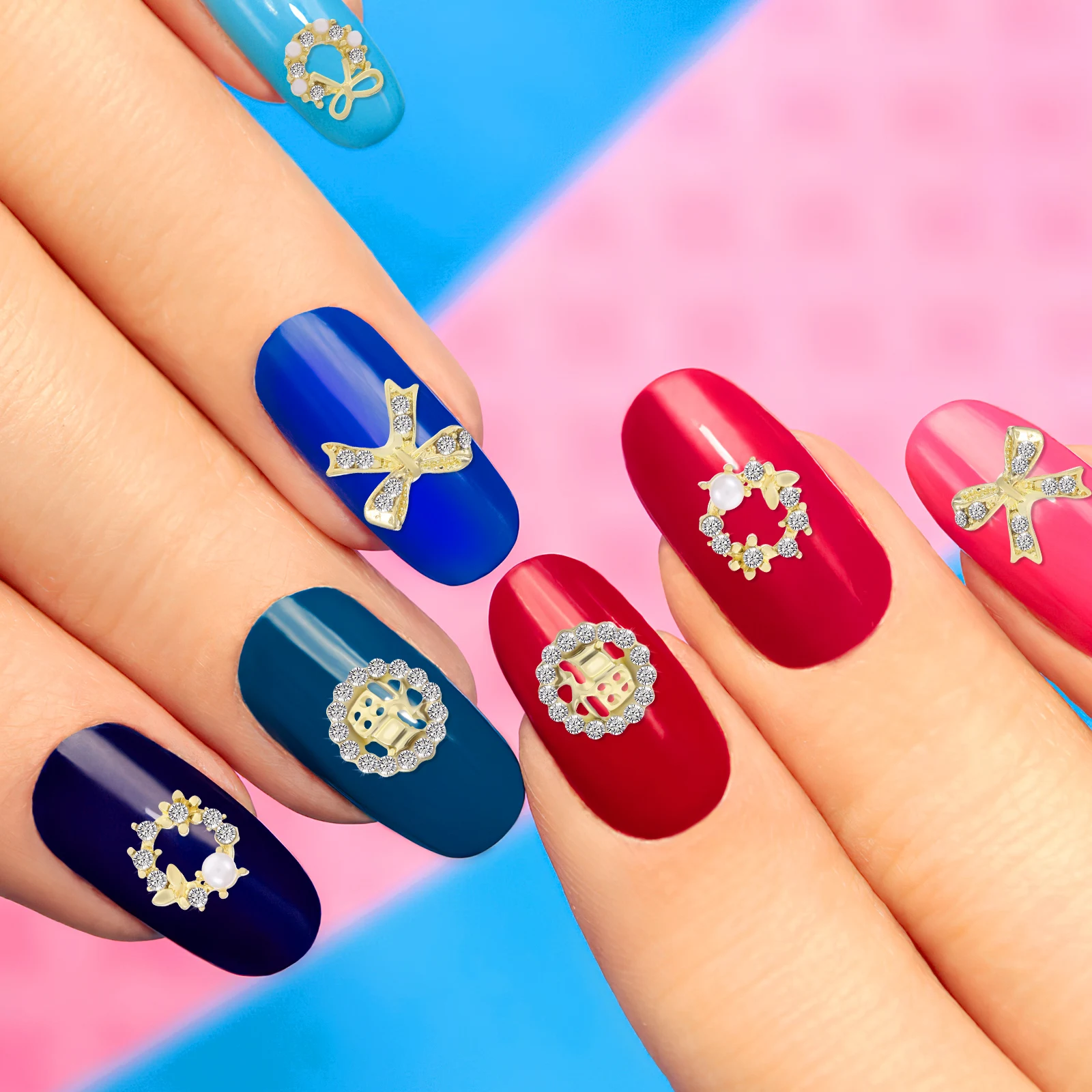 30Pcs Nail Decoration Metal Charms Premium Alloy Flat Back Nail Art Charms Manicure Delicate Glitter Decorations
30Pcs Nail Decoration Metal Charms Premium Alloy Flat Back Nail Art Charms Manicure Delicate Glitter Decorations