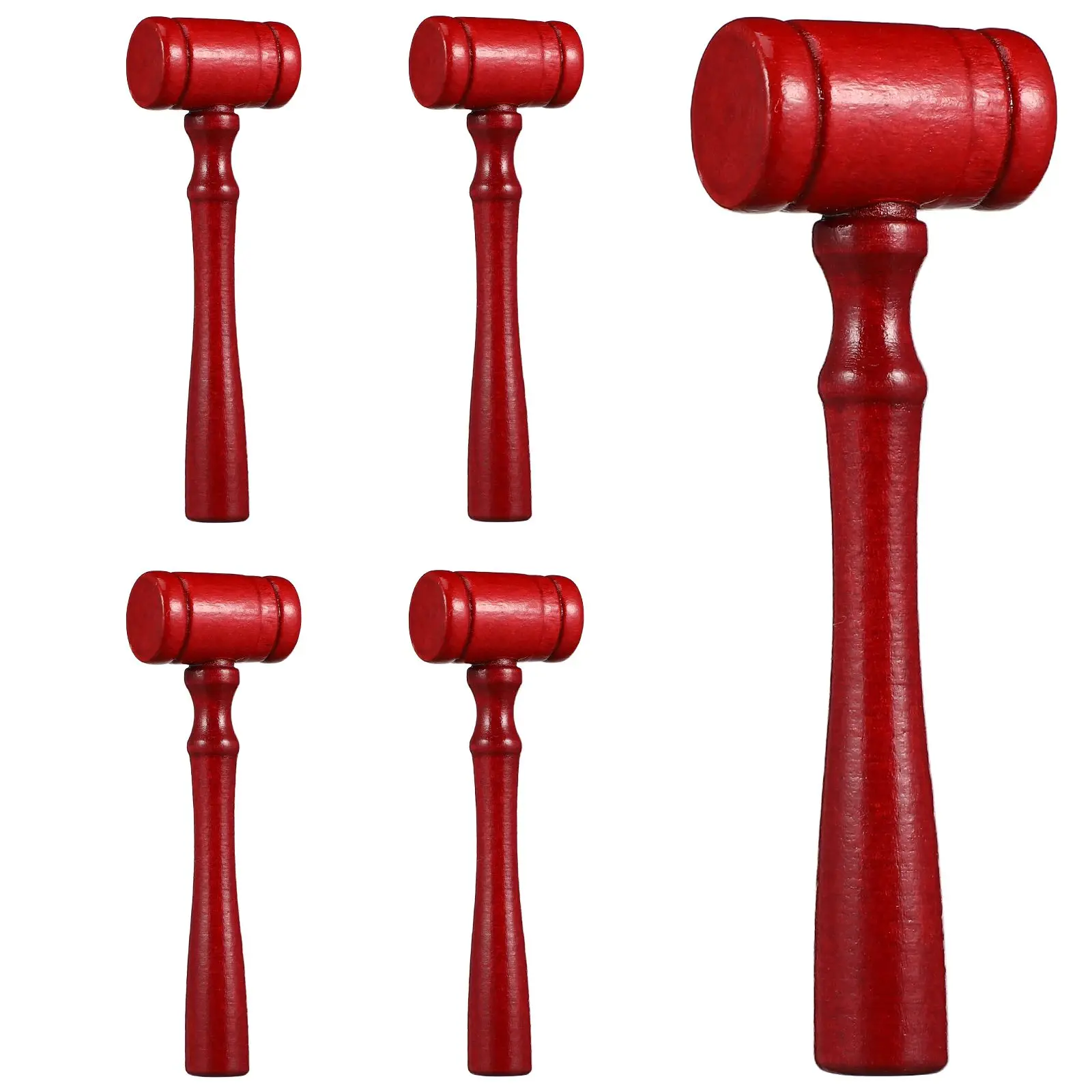 5 Pcs Wooden Gavel Toys Kids Toddler Red Mini Hammer Set Judge Role Play Hand Eye Coordination Safe Gifts
5 Pcs Wooden Gavel Toys Kids Toddler Red Mini Hammer Set Judge Role Play Hand Eye Coordination Safe Gifts