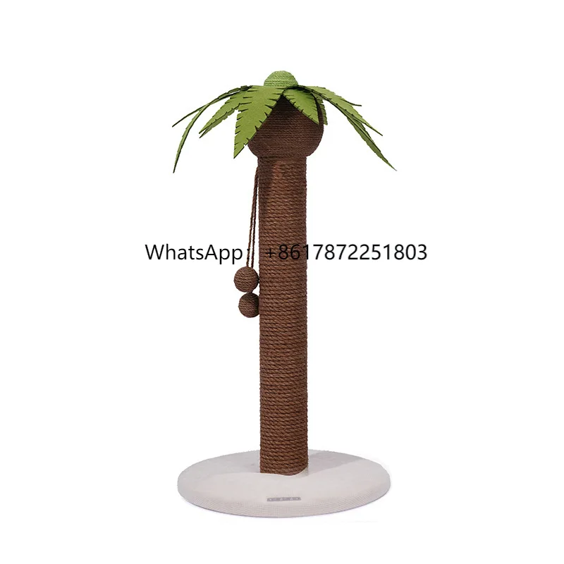 Zeze Durable Non-Shedding Coconut Tree Cat Scratching Post Sisal Board Cat Climbing Frame Christmas Cat Toy
Zeze Durable Non-Shedding Coconut Tree Cat Scratching Post Sisal Board Cat Climbing Frame Christmas Cat Toy