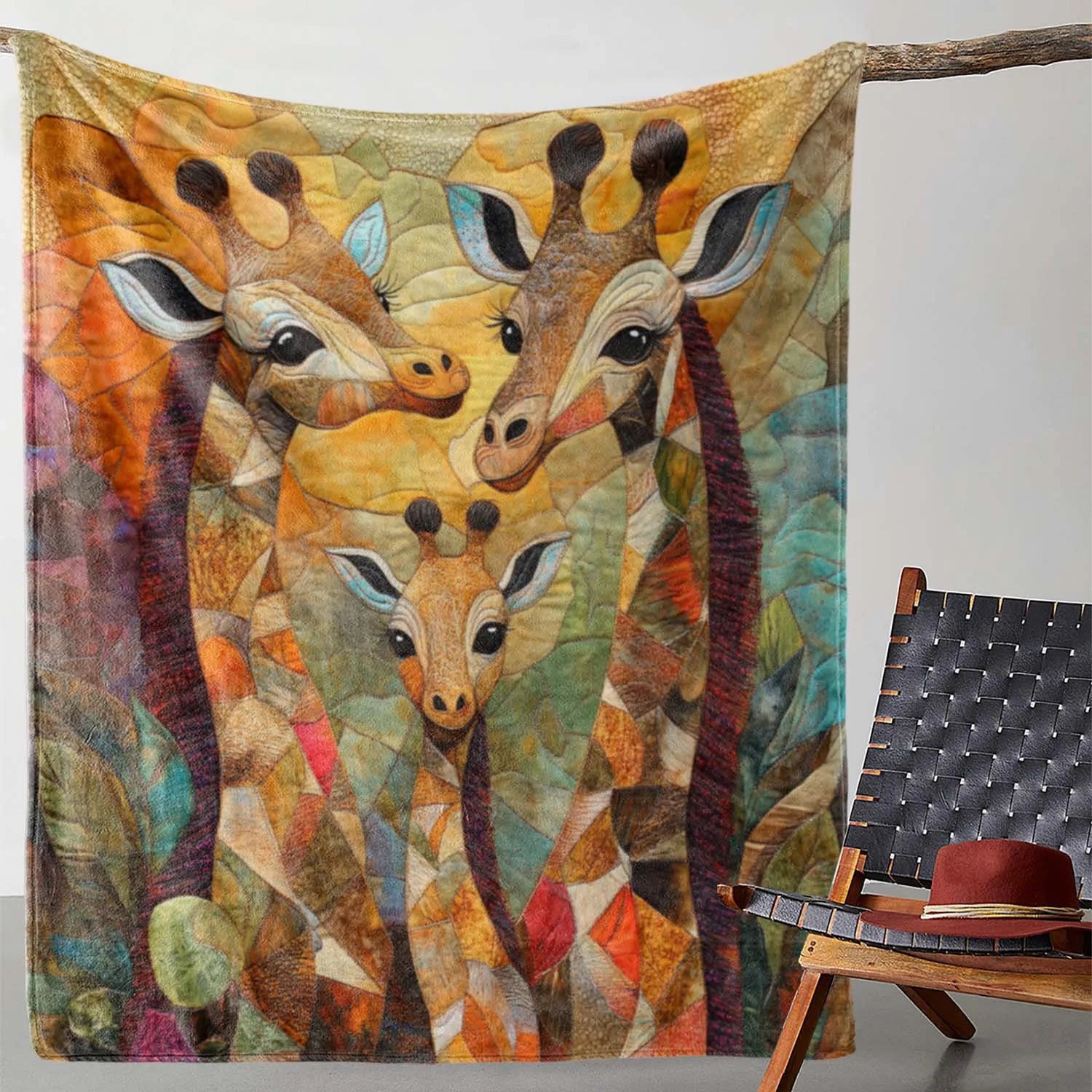 "Colorful Giraffe Art Blanket: Soft Micro Fleece for Home Decor, Bedding or Gift - Perfect for Living Room, Bedroom Use"
"Colorful Giraffe Art Blanket: Soft Micro Fleece for Home Decor, Bedding or Gift - Perfect for Living Room, Bedroom Use"
