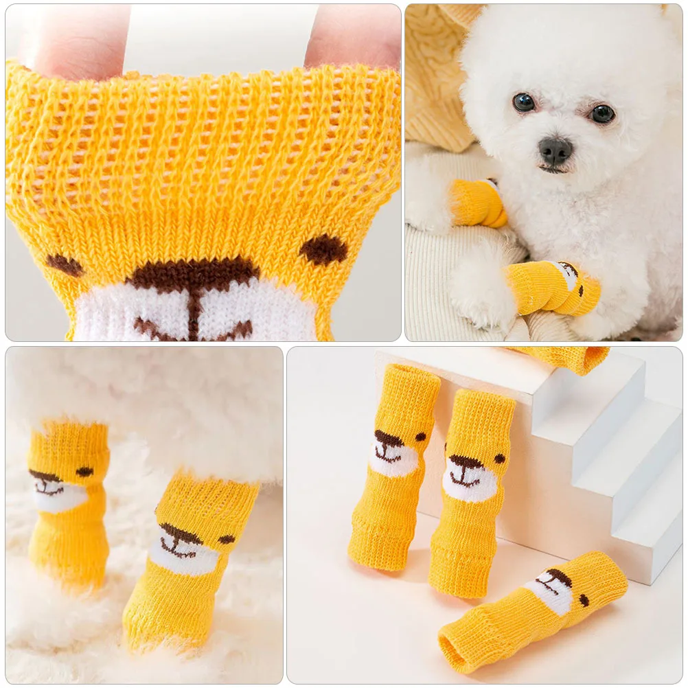 2 set Pet Dog Socks -Friendly Anti-Slip Puppy Leg Covers For Small Dogs Winter Warmers Outdoor Snow Ice Protection
2 set Pet Dog Socks -Friendly Anti-Slip Puppy Leg Covers For Small Dogs Winter Warmers Outdoor Snow Ice Protection
