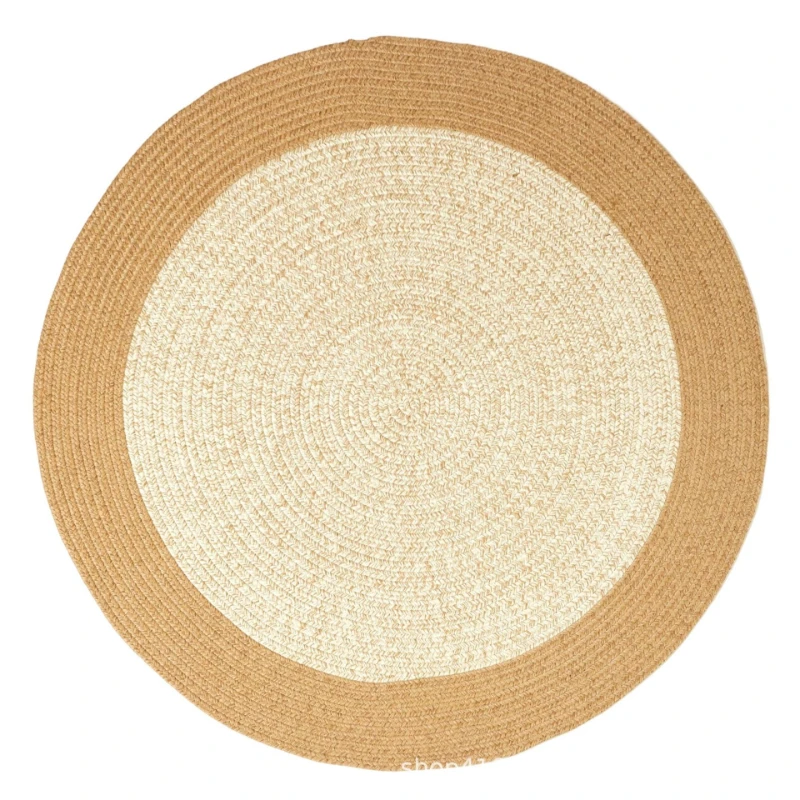 Jute Woven Wabi Sand Round Carpet Living Room Simple B & B Woven Tassel Glue-free Carpet
Jute Woven Wabi Sand Round Carpet Living Room Simple B & B Woven Tassel Glue-free Carpet