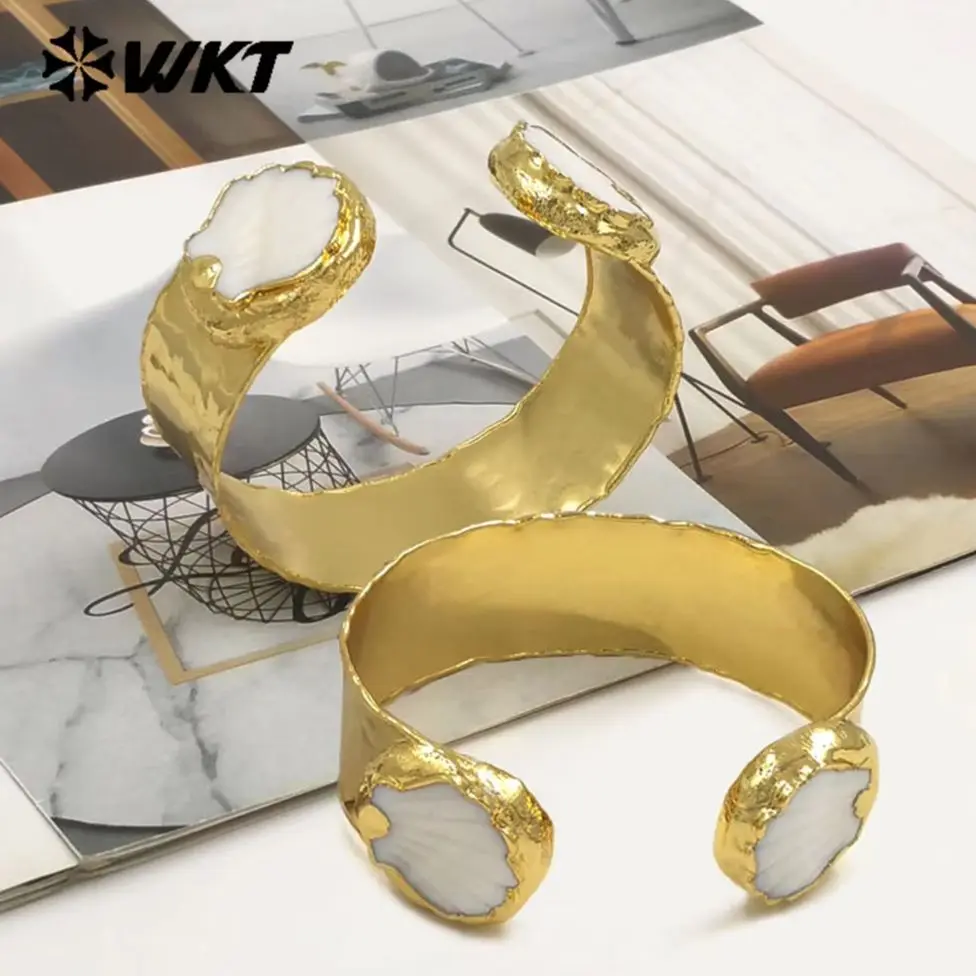 WT-MPB130 Оптовая продажа: Винтажный белый браслет-манжета из толстой и прочной латуни с желтыми вставками, унисекс, декоративный
WT-MPB130 Оптовая продажа: Винтажный белый браслет-манжета из толстой и прочной латуни с желтыми вставками, унисекс, декоративный