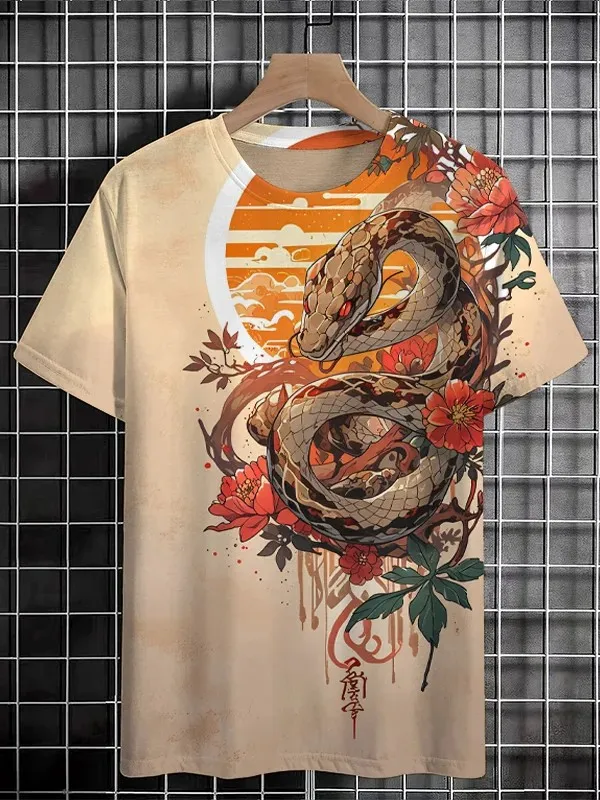 Men's Funny Animal Printed T-Shirt Short Sleeved Tees Tops 3D Prints Crew Neck Shirts Summer Casual Men's Clothing Apparel
Men's Funny Animal Printed T-Shirt Short Sleeved Tees Tops 3D Prints Crew Neck Shirts Summer Casual Men's Clothing Apparel
