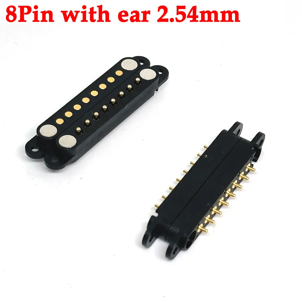 1/10sets 2/8Pin Waterproof Magnetic Pogo Pin Connector 8Pin with ear 2.54mm Pitch Male Female Spring Loaded DC Power Socket
1/10sets 2/8Pin Waterproof Magnetic Pogo Pin Connector 8Pin with ear 2.54mm Pitch Male Female Spring Loaded DC Power Socket