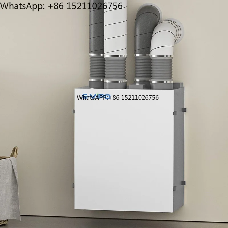 E-VIPO ERV Ventilation System Air Purifier Recuperator VMC Double Flux Home Office Gym Staircase Anti-Corrosion Wall-Mounted
E-VIPO ERV Ventilation System Air Purifier Recuperator VMC Double Flux Home Office Gym Staircase Anti-Corrosion Wall-Mounted