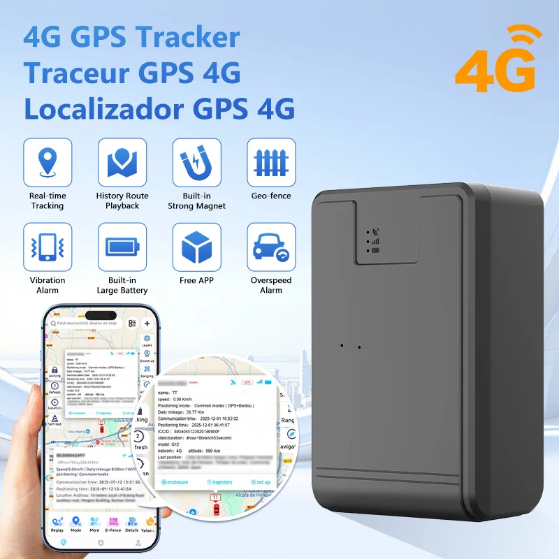 4G Vehicle GPS Locator 20000mAh/10000mAh Car GPS Tracker Anti-Theft Alarm Position APP Real-time GPS Tracking Device
4G Vehicle GPS Locator 20000mAh/10000mAh Car GPS Tracker Anti-Theft Alarm Position APP Real-time GPS Tracking Device
