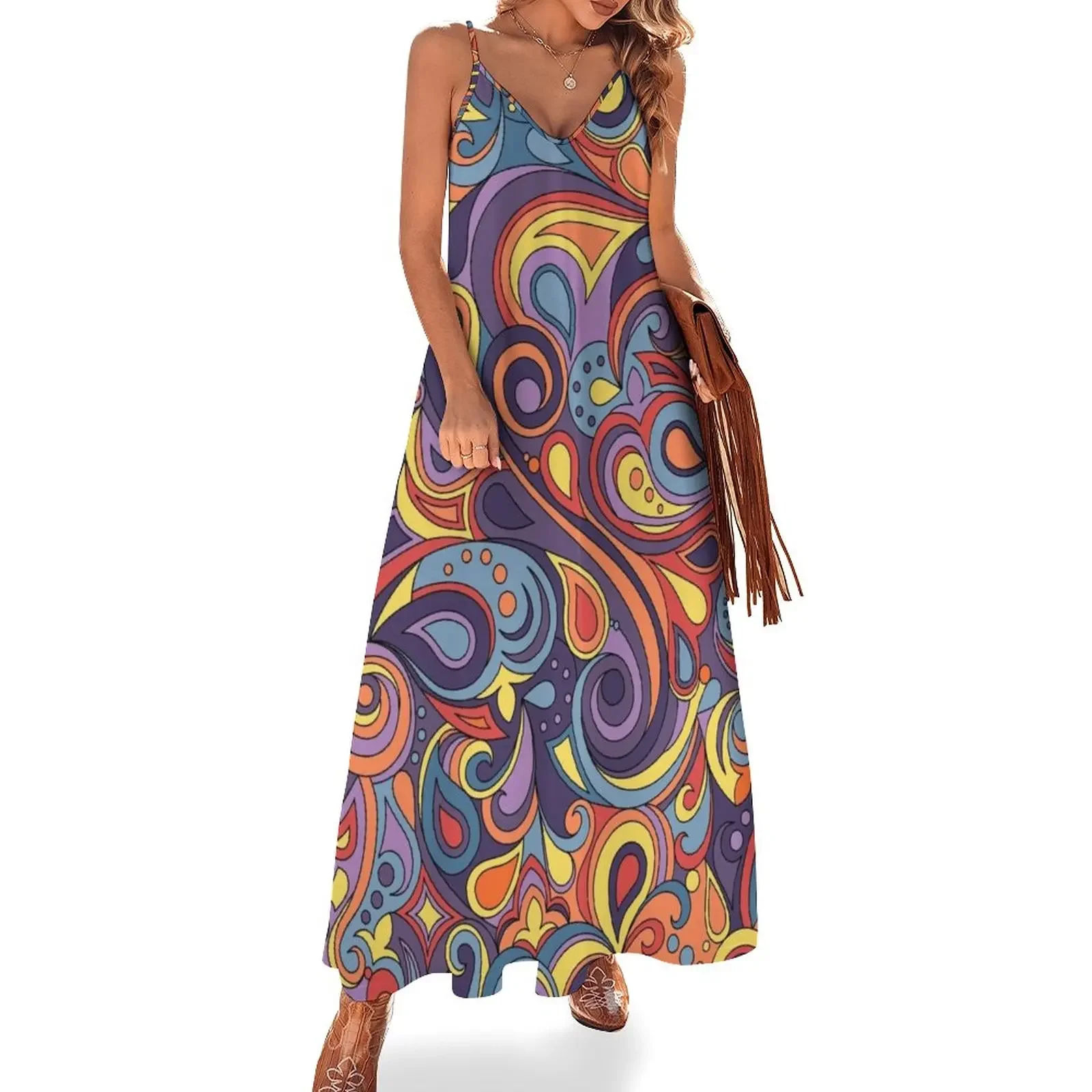Colorful Retro Doodle Abstract Pattern Sleeveless Dress dress summer 2025 women Women's skirt Dresses evening dress women
Colorful Retro Doodle Abstract Pattern Sleeveless Dress dress summer 2025 women Women's skirt Dresses evening dress women
