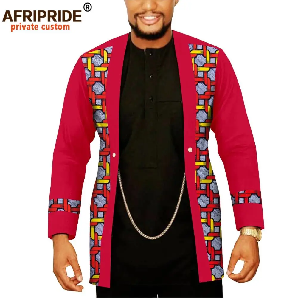 African Men Clothing Dashiki Coats Plus Size Open Front Long Sleeve Print Outfits Silver Chain Jacket Outwear AFRIPEIDE A2014005
African Men Clothing Dashiki Coats Plus Size Open Front Long Sleeve Print Outfits Silver Chain Jacket Outwear AFRIPEIDE A2014005