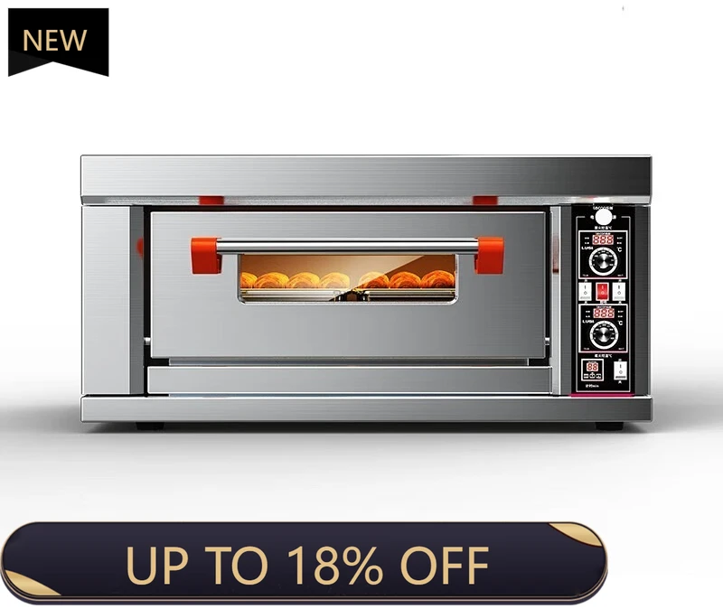 Печь MF, двухслойная печь для пиццы, большая емкость для выпечки хлеба, тортов, электрическая духовка для выпечки
Печь MF, двухслойная печь для пиццы, большая емкость для выпечки хлеба, тортов, электрическая духовка для выпечки
