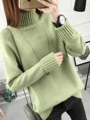 Свободный трикотаж Long Sve f High Ne, женский осенне-зимний оверсайз ort Sle Base irt, верхняя одежда с небольшой фигуркой
Свободный трикотаж Long Sve f High Ne, женский осенне-зимний оверсайз ort Sle Base irt, верхняя одежда с небольшой фигуркой