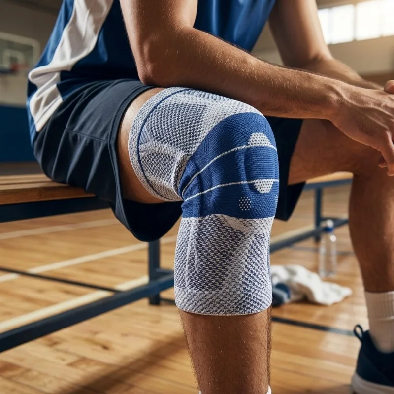 Brace Anti-Slip Silicone Spring Support for Basketball Running Meniscus Protection
Brace Anti-Slip Silicone Spring Support for Basketball Running Meniscus Protection