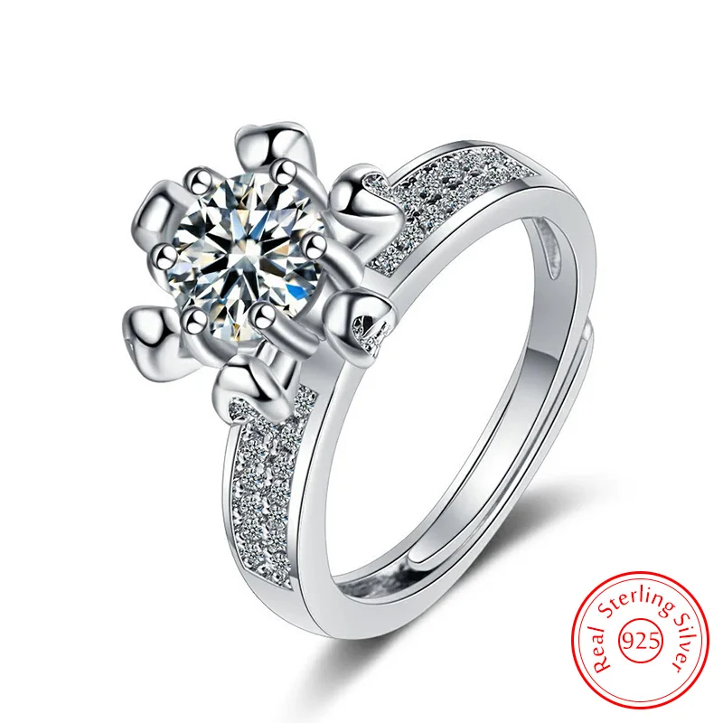 New Ladies' Jewelry 925 Sterling Silver Crystal Zircon Ring FQL25127
New Ladies' Jewelry 925 Sterling Silver Crystal Zircon Ring FQL25127