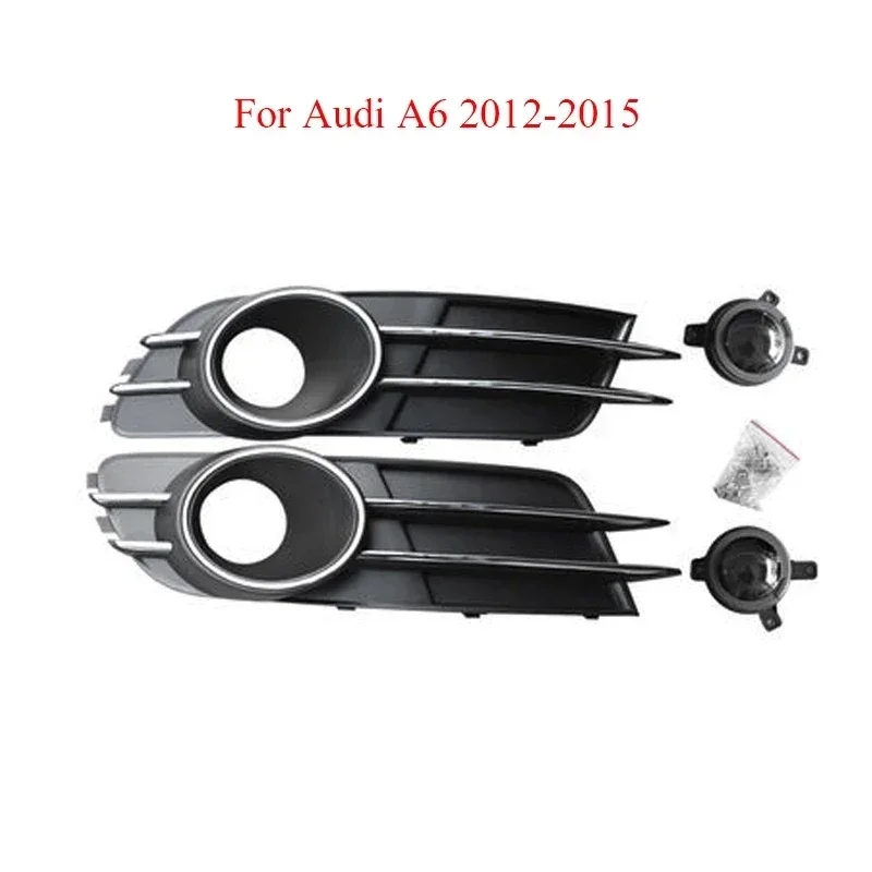 2PCS Car Auto Lower Bumper Grille Cover With Fog Light Decoration Car-Styling Fog Light Grill Vent For Audi A6 C7 2012 -2015
2PCS Car Auto Lower Bumper Grille Cover With Fog Light Decoration Car-Styling Fog Light Grill Vent For Audi A6 C7 2012 -2015