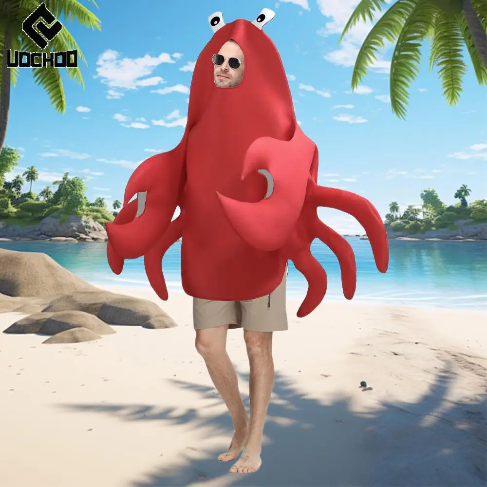 Red Crab Costume Halloween Cosplay Costumes Festival Family Look Dress Up Sponge Suit Men Boys Girl Funny Carnival Party Clothes
Red Crab Costume Halloween Cosplay Costumes Festival Family Look Dress Up Sponge Suit Men Boys Girl Funny Carnival Party Clothes