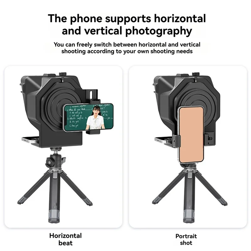 【Flash Sale】Portable Teleprompter For Smartphones SLR Camera With Remote Control Phone Holder For Video Recording & Live Streami
【Flash Sale】Portable Teleprompter For Smartphones SLR Camera With Remote Control Phone Holder For Video Recording & Live Streami