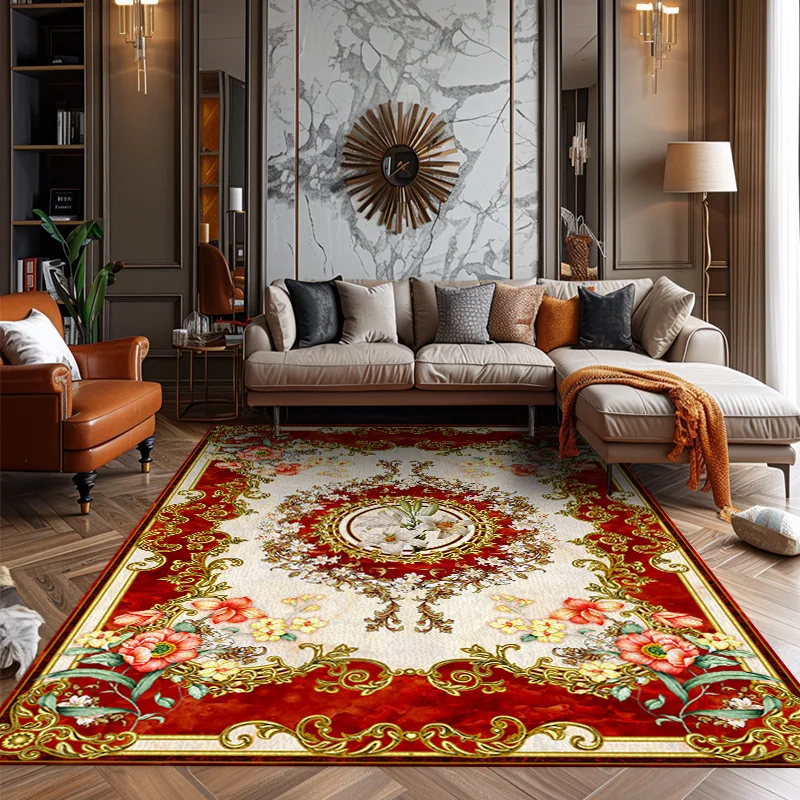 European style carpet dirt-resistant and wash-free living room coffee table bedroom bedside floor mat sofa carpet
European style carpet dirt-resistant and wash-free living room coffee table bedroom bedside floor mat sofa carpet