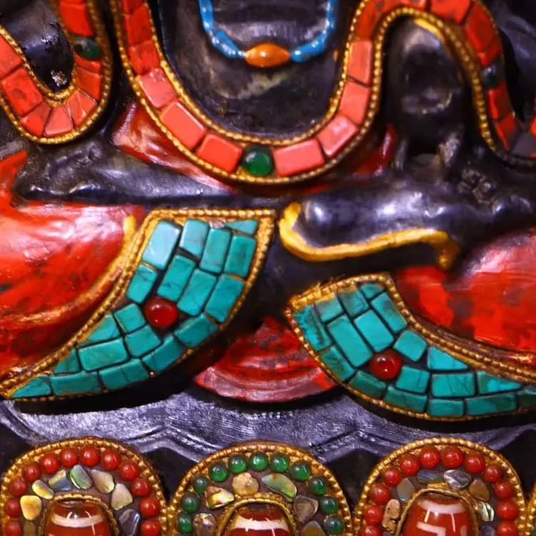 Old Meteorite Painted Mosaic Gem gZi Beads Turquoise 1000 arm Guanyin Cundhi Bodhisattva Buddha Plaque Buddhist Niche Base
Old Meteorite Painted Mosaic Gem gZi Beads Turquoise 1000 arm Guanyin Cundhi Bodhisattva Buddha Plaque Buddhist Niche Base