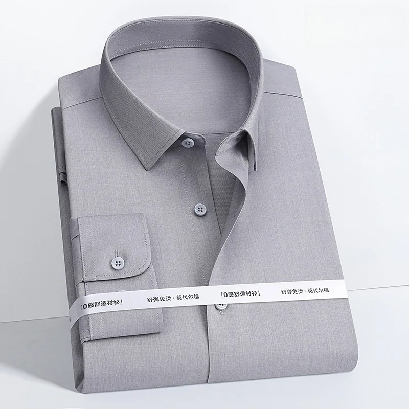 Мужская рубашка против морщин, классические рубашки с длинными рукавами для мужчин, приталенная Camisa, деловая блузка, белая офисная рубашка, мужская одежда
Мужская рубашка против морщин, классические рубашки с длинными рукавами для мужчин, приталенная Camisa, деловая блузка, белая офисная рубашка, мужская одежда