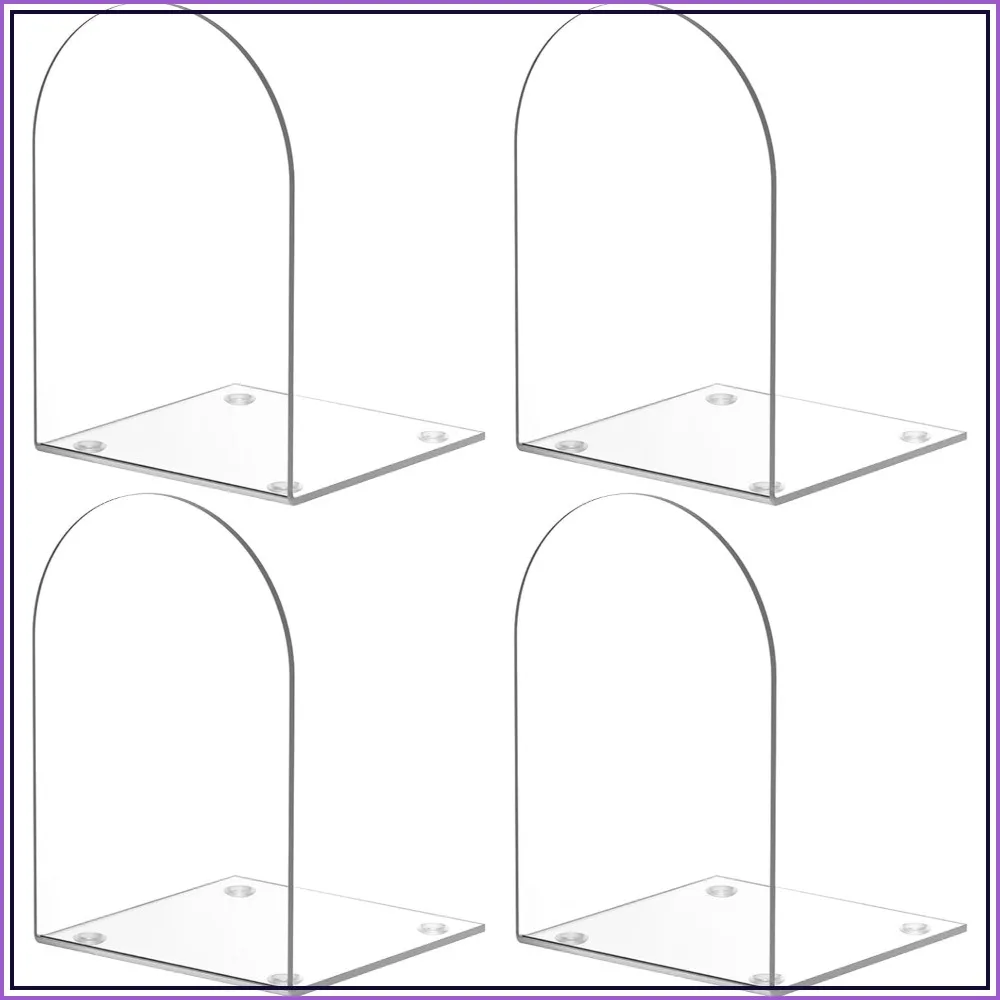 Acrylic Bookends 4 Pieces, Clear Bookends for Shelves, Book Ends for Desktop Organizer, Transparent Shelf Book Stopper for Home Office
Acrylic Bookends 4 Pieces, Clear Bookends for Shelves, Book Ends for Desktop Organizer, Transparent Shelf Book Stopper for Home Office