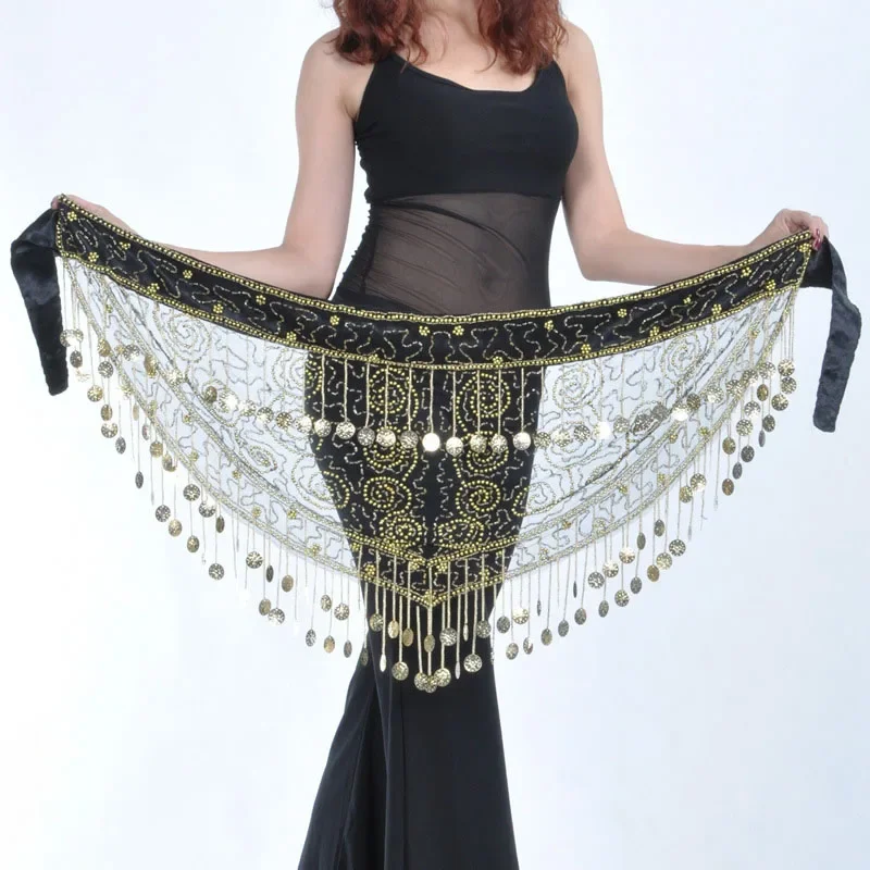 Belly Dance Hip Scarf Belly Belt Dancing Wrap Handmade Coins Decorate Bellydance Tribal Clothes Women Gypsy Costume Accessories
Belly Dance Hip Scarf Belly Belt Dancing Wrap Handmade Coins Decorate Bellydance Tribal Clothes Women Gypsy Costume Accessories