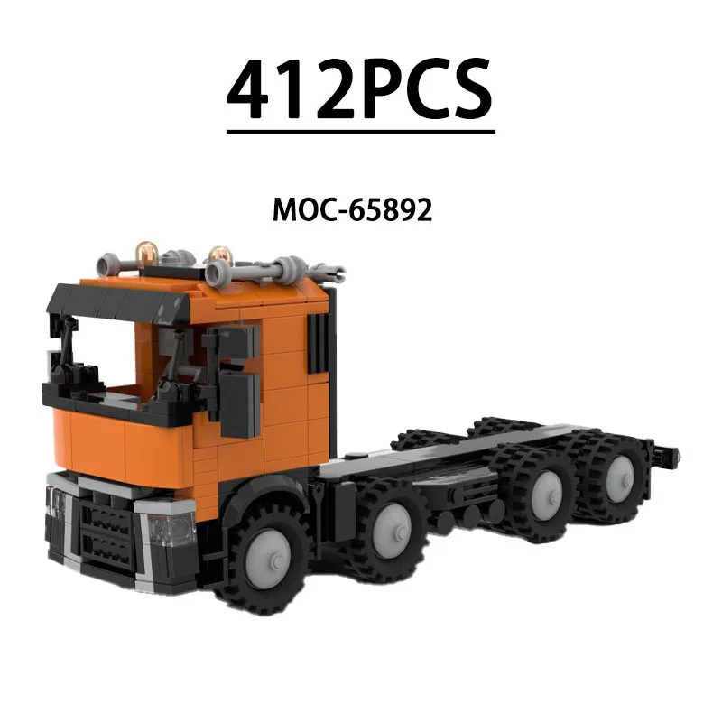 MOC-65892 Building Block Semi-Trailer Cargo Truck Model Ornament 412Pieces Children Educational Birthday Christmas New Year Gift
MOC-65892 Building Block Semi-Trailer Cargo Truck Model Ornament 412Pieces Children Educational Birthday Christmas New Year Gift