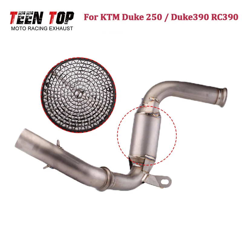 RC390 Exhaust Pipe For KTM Duke250 Duke390 Exhaust Decat Pipe Duke 250 390 Middle Link Pipe TitaniumAlloy Motorcycle Escape Moto
RC390 Exhaust Pipe For KTM Duke250 Duke390 Exhaust Decat Pipe Duke 250 390 Middle Link Pipe TitaniumAlloy Motorcycle Escape Moto