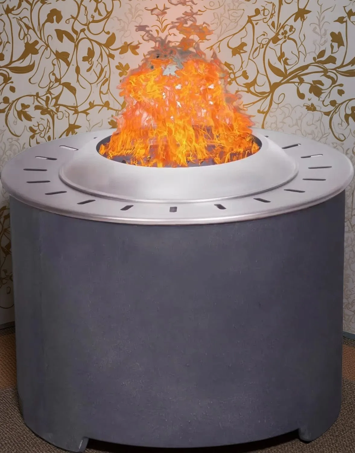 Afterglow Smokeless Fire Pit - 20.5" Round Wood Burning Stainless Steel Top & TerraFab Base with Weather Cover
Afterglow Smokeless Fire Pit - 20.5" Round Wood Burning Stainless Steel Top & TerraFab Base with Weather Cover