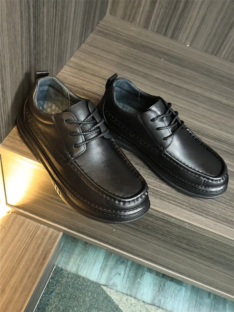 High-End Business Men's Shoes Spring 2024 Casual Leather Slip-On round Toe Rubber Outsole Comfortable Breathable Office Shoes
High-End Business Men's Shoes Spring 2024 Casual Leather Slip-On round Toe Rubber Outsole Comfortable Breathable Office Shoes