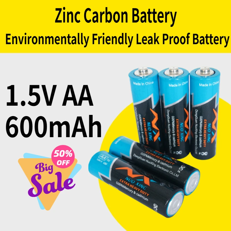 AA Mercury Free Environmentally Friendly Carbon Battery Remote Control Toy Car 1.5V Environmentally Friendly Leak Proof Battery
AA Mercury Free Environmentally Friendly Carbon Battery Remote Control Toy Car 1.5V Environmentally Friendly Leak Proof Battery