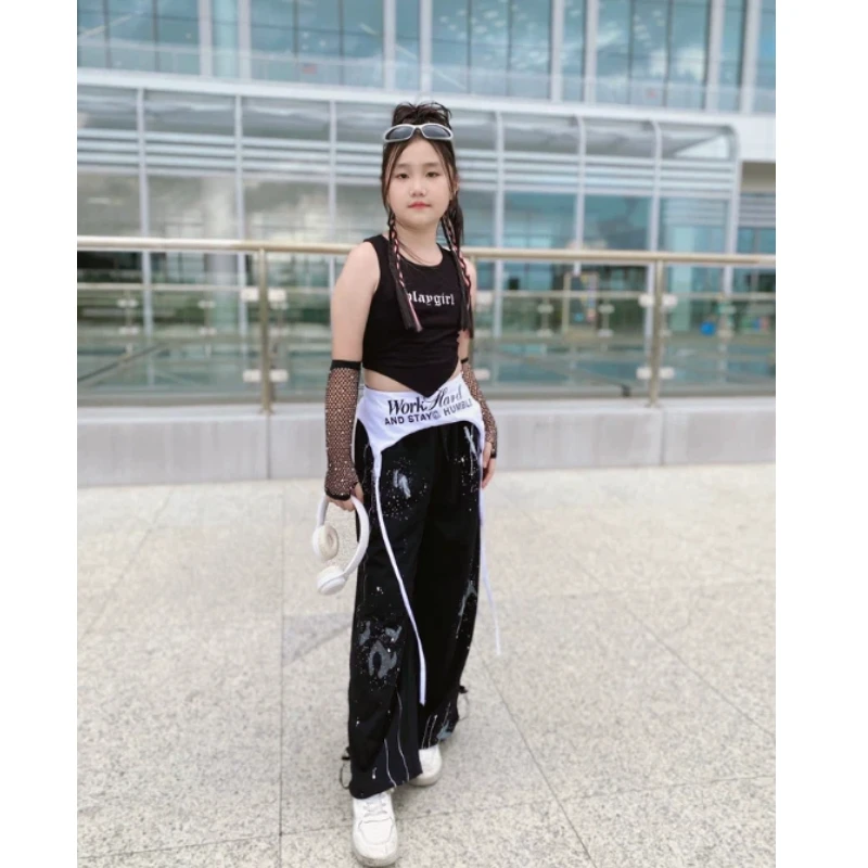 Kids Girls Stage Show Dancing Costumes, New Trendy Cool Jazz Hip Hop Navel Top Suits
Kids Girls Stage Show Dancing Costumes, New Trendy Cool Jazz Hip Hop Navel Top Suits