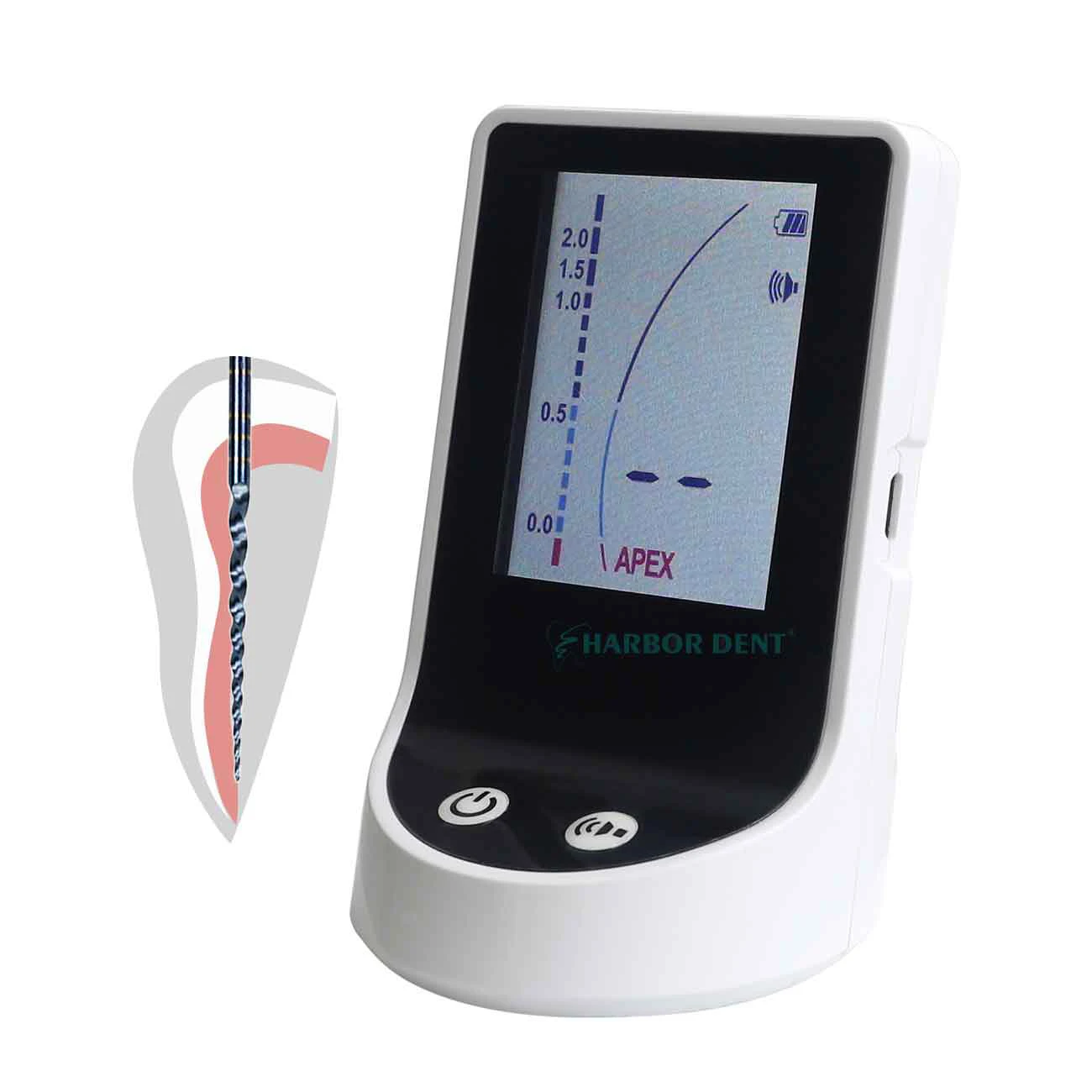 2.4 Inches den tal Portable Apex Locator Mini LCD Screen Oral Endodontic Root Canal Treatment Tool den tal Laboratory Equipment
2.4 Inches den tal Portable Apex Locator Mini LCD Screen Oral Endodontic Root Canal Treatment Tool den tal Laboratory Equipment