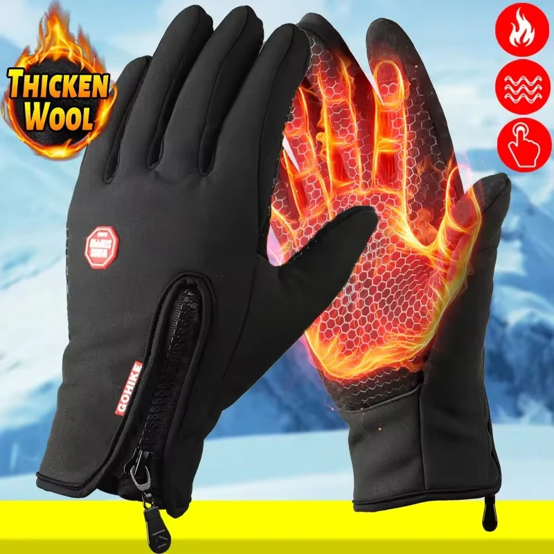 Outdoor Autumn Winter Warm Cycling Gloves Thermal Sport Running Bicycle Ski Gloves for Camping Hiking Motorcycle Gloves Men
Outdoor Autumn Winter Warm Cycling Gloves Thermal Sport Running Bicycle Ski Gloves for Camping Hiking Motorcycle Gloves Men