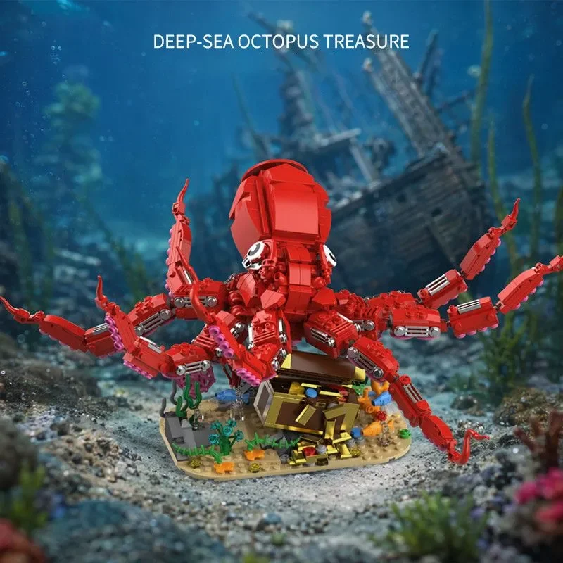 1085PCS Creative Mechanical Octopus Animal Building Blocks Set STEM Educational DIY Construction Toy for Kids Adults
1085PCS Creative Mechanical Octopus Animal Building Blocks Set STEM Educational DIY Construction Toy for Kids Adults