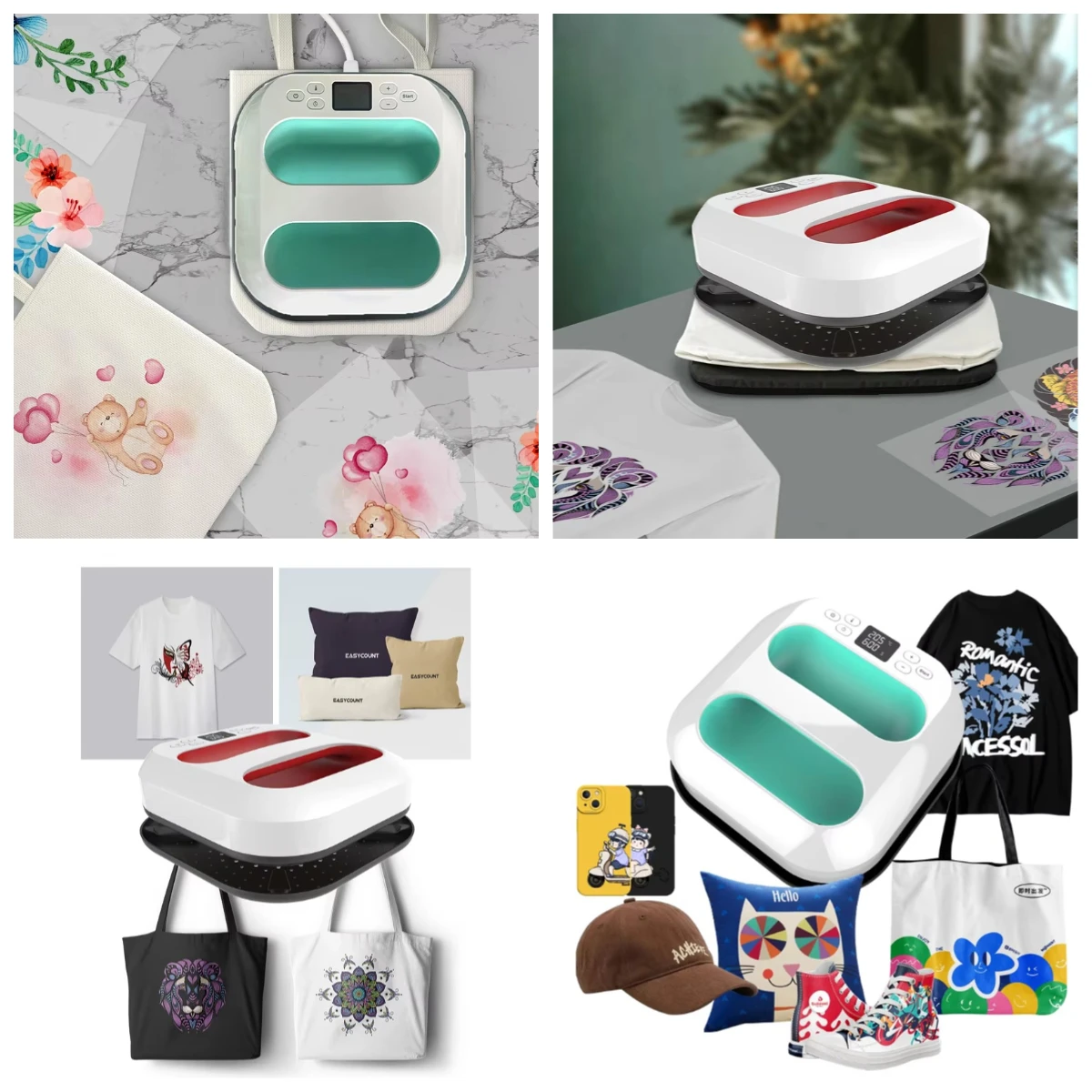 WJW HP2 Manual Printing Machine for T Shirt Heat Press Machine Pad Garment Provided Flatbed Printer Silicone Semi-automatic
WJW HP2 Manual Printing Machine for T Shirt Heat Press Machine Pad Garment Provided Flatbed Printer Silicone Semi-automatic