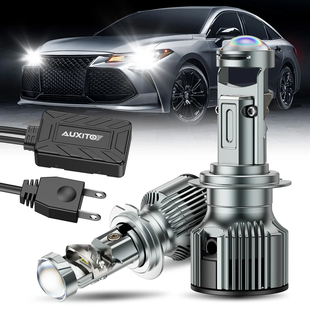 2Pcs AUXITO H7 LED Projector Headlight Bulb Canbus No Error with Lenses Turbo Fan Car Head Lamp 7545 CSP Chip 110W 30000LM 12V
2Pcs AUXITO H7 LED Projector Headlight Bulb Canbus No Error with Lenses Turbo Fan Car Head Lamp 7545 CSP Chip 110W 30000LM 12V