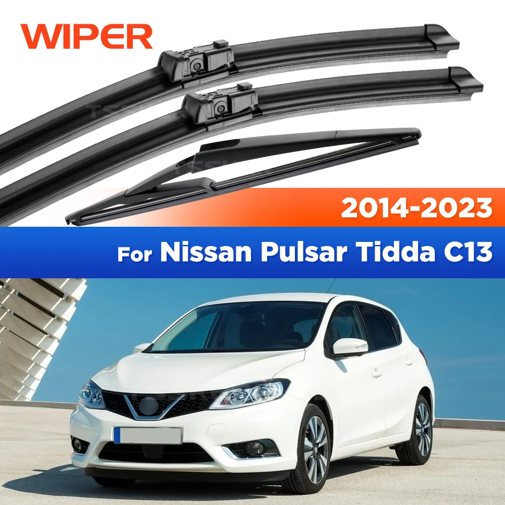 For Nissan Pulsar Tidda C13 2014-2023 2015 2016 Wiper Front & Rear Wiper Blades Windshield Windscreen Window Brushes 26"+14"+12"
For Nissan Pulsar Tidda C13 2014-2023 2015 2016 Wiper Front & Rear Wiper Blades Windshield Windscreen Window Brushes 26"+14"+12"