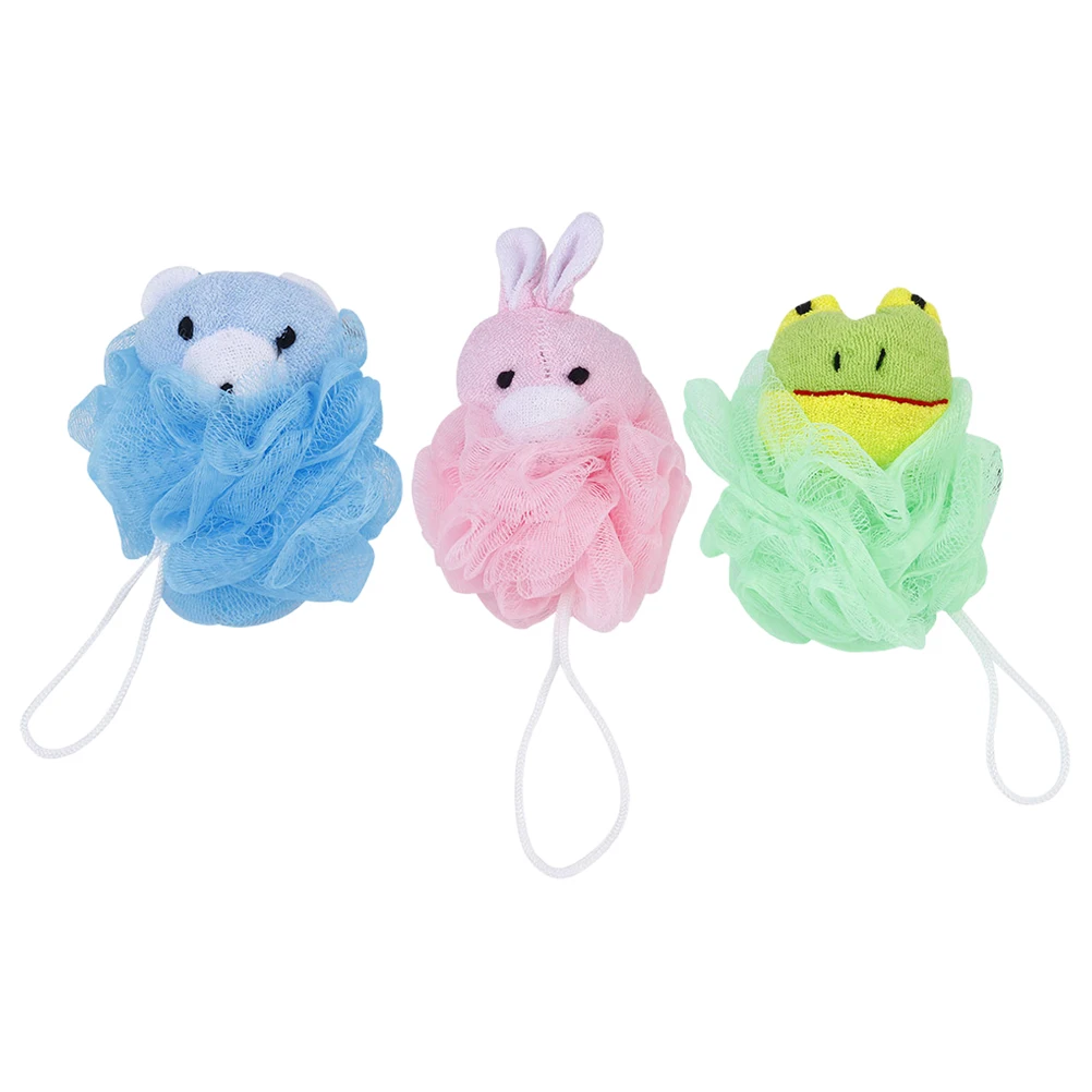 3pcs Cartoon Bath Pcs Baby Shower Mesh Kids Sponge Animal Cartoon Shower Ball Decor Body Exfoliating Mesh Bath Ball Scrubbing
3pcs Cartoon Bath Pcs Baby Shower Mesh Kids Sponge Animal Cartoon Shower Ball Decor Body Exfoliating Mesh Bath Ball Scrubbing