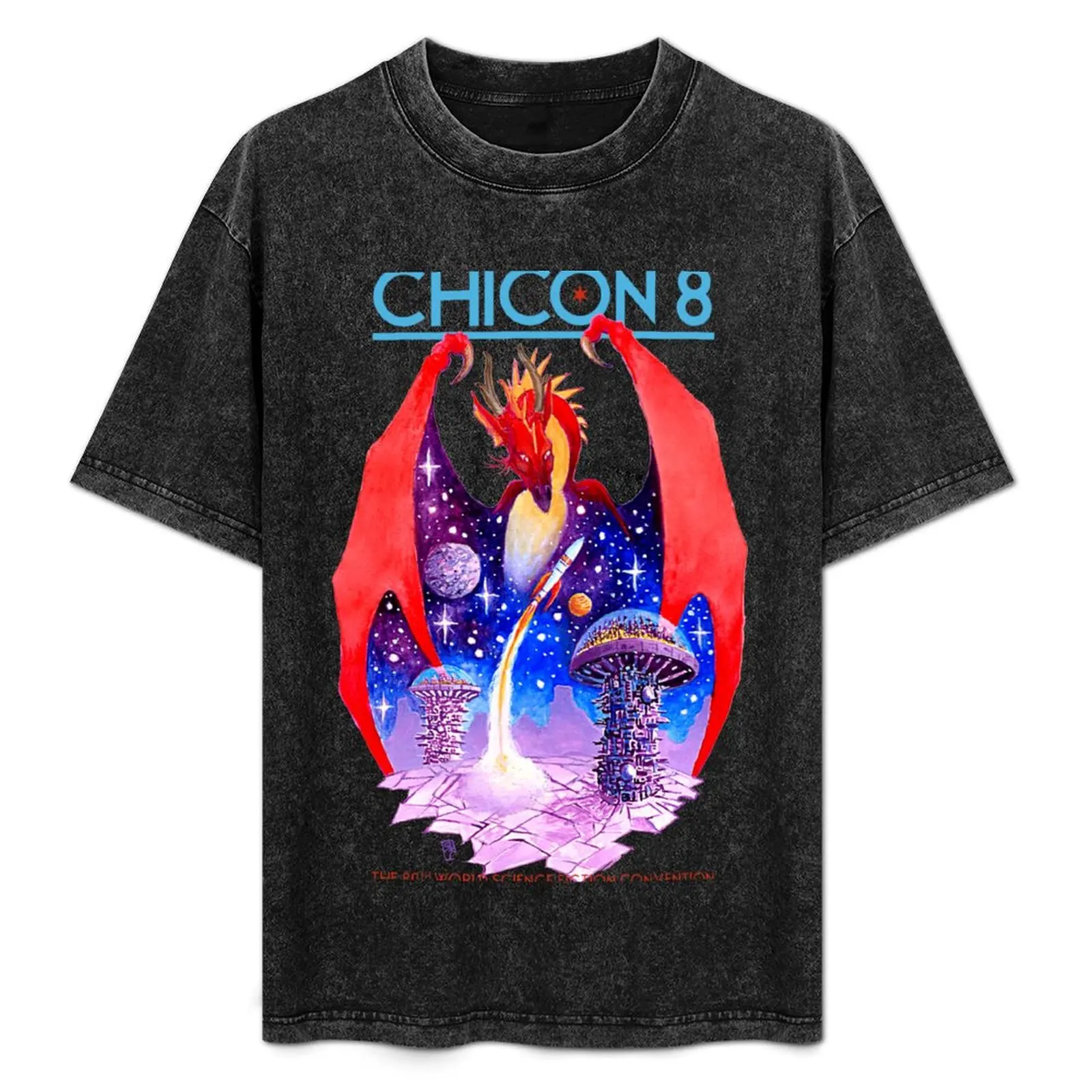 Chicon 8: Science Fiction and Fantasy T-Shirt Plus Size Loose Short Sleeve Top
Chicon 8: Science Fiction and Fantasy T-Shirt Plus Size Loose Short Sleeve Top