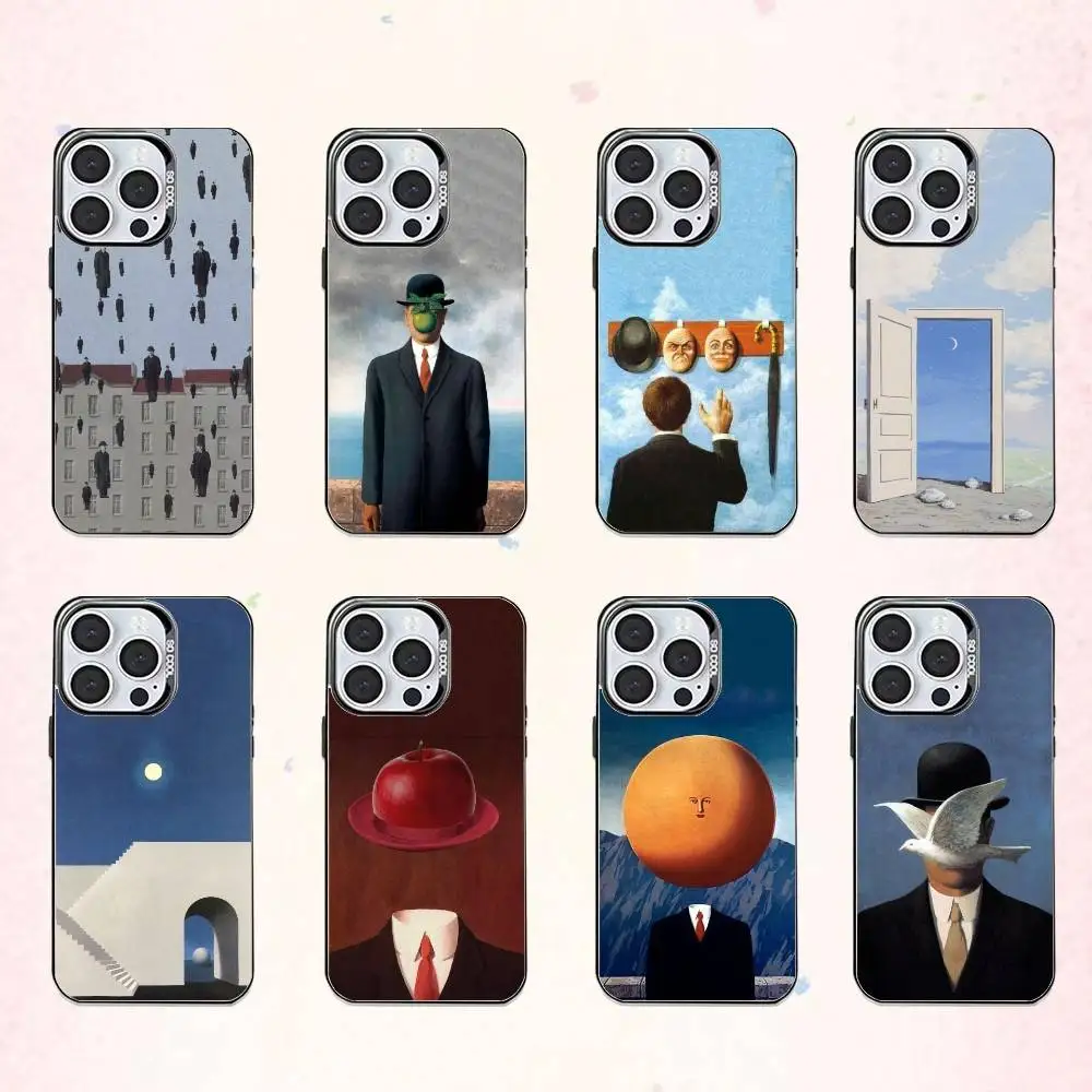 R-Rene M-Magritte Art Aesthetic Phone Case For iPhone17,16,15,14,13,12,11 Plus,Pro Max Colored Silver Plated Inside Cover
R-Rene M-Magritte Art Aesthetic Phone Case For iPhone17,16,15,14,13,12,11 Plus,Pro Max Colored Silver Plated Inside Cover