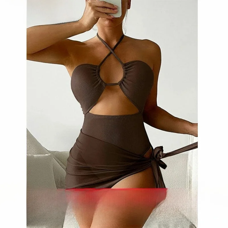 Сексуальный купальник-бикини, комплект из двух предметов, женское монокини на бретельках, сетчатая юбка, купальник через плечо, полиэстер
Сексуальный купальник-бикини, комплект из двух предметов, женское монокини на бретельках, сетчатая юбка, купальник через плечо, полиэстер